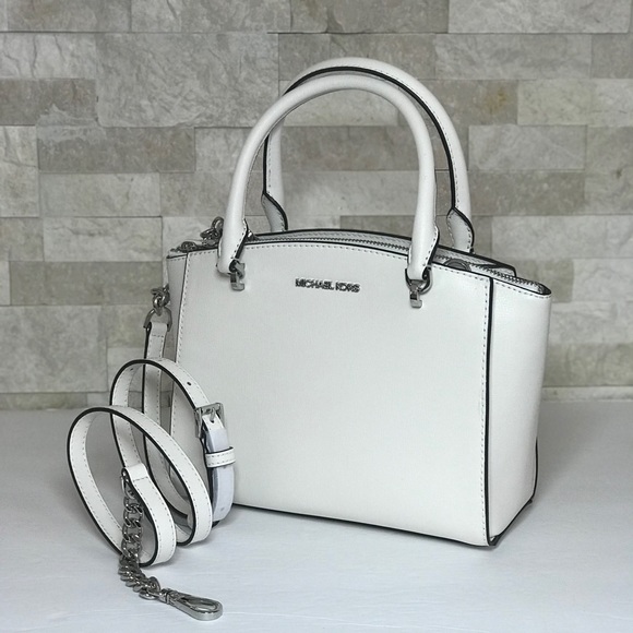 Michael Kors Handbags - Michael Kors Small Conv Satchel Ellis Opti…